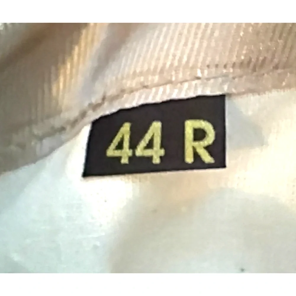 Alfani Tan Sport Coat Blazer 44R Single Breasted No Vent Business Office